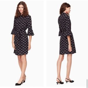 Kate Spade hot rod shirt dress (no belt included)